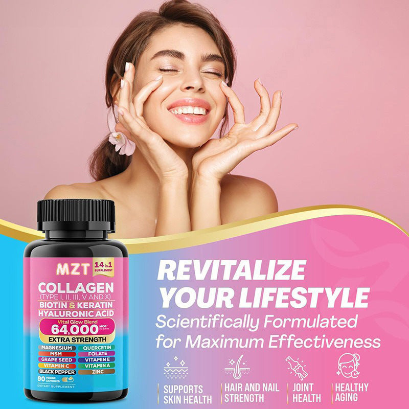 Collagen Vital Glow Power Blend Vegan - 90 Caps