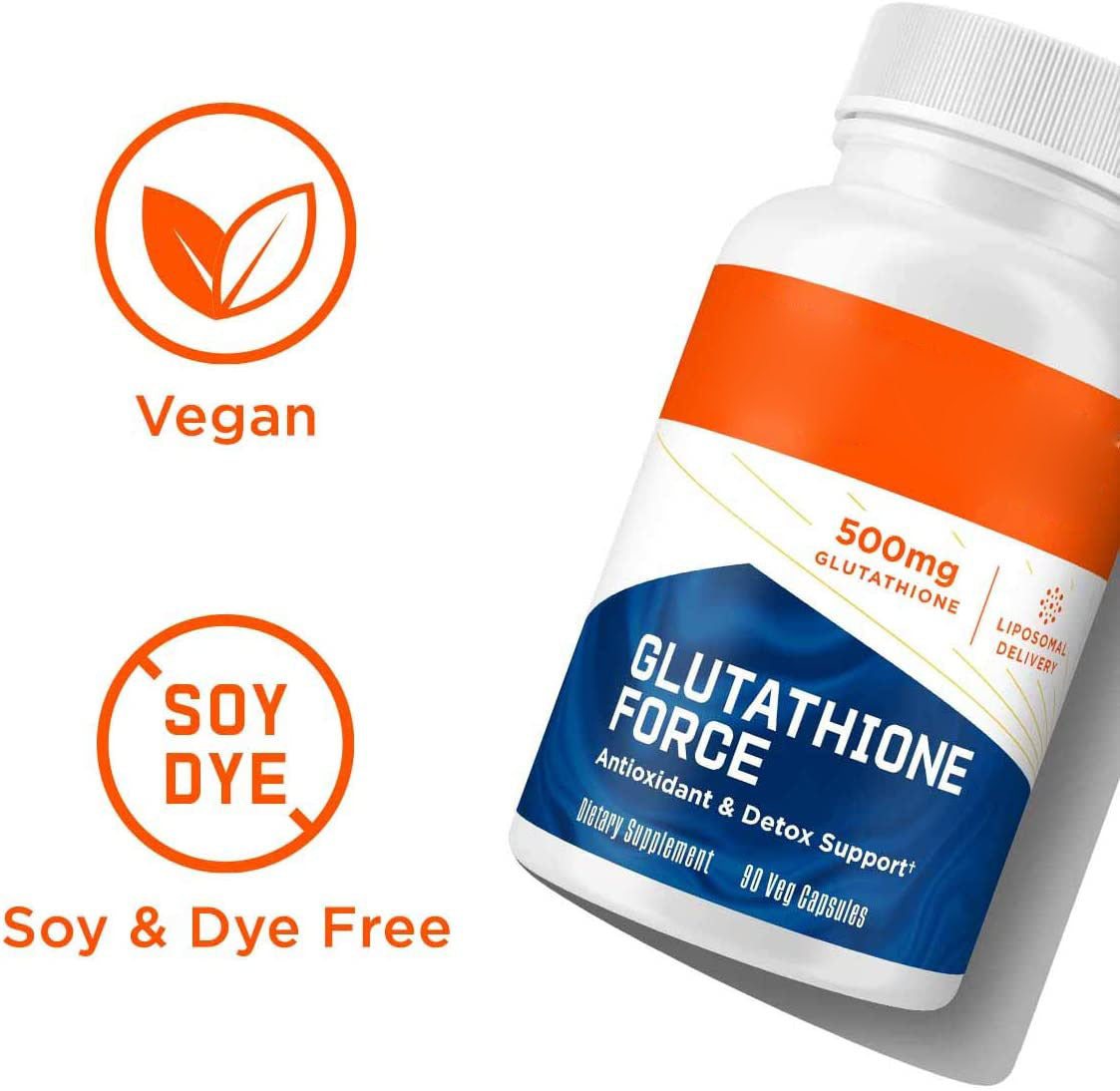 Glutathione Skin – Brightening, Cellular Detox & Anti-Aging Support - 60caps
