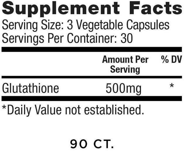 Glutathione Skin – Brightening, Cellular Detox & Anti-Aging Support - 60caps