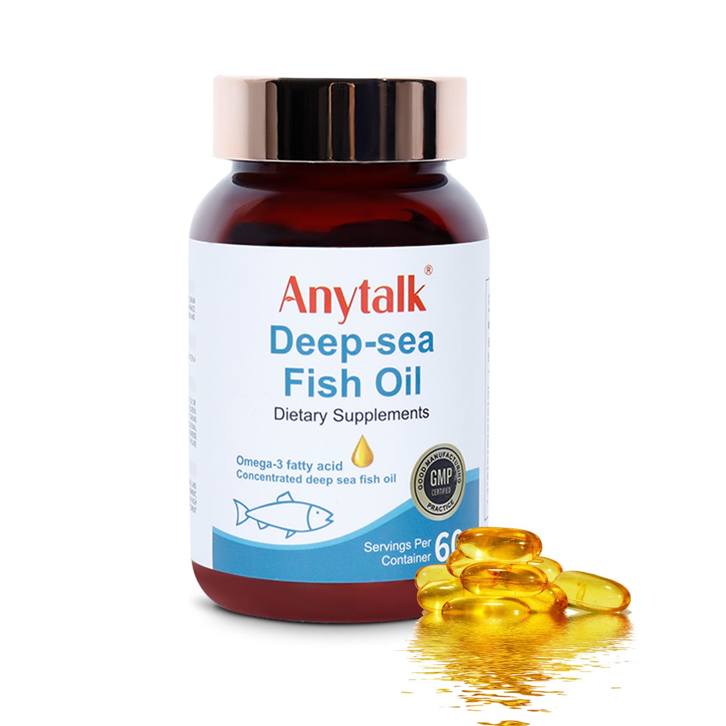 Deep-sea Fish Oil High concentration - 60 Caps